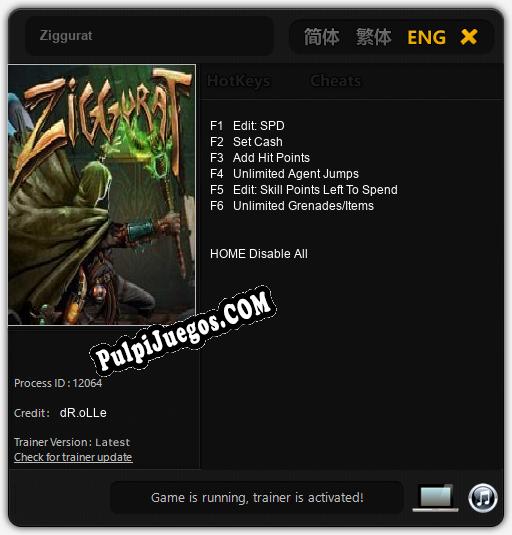 Ziggurat: Cheats, Trainer +6 [dR.oLLe]