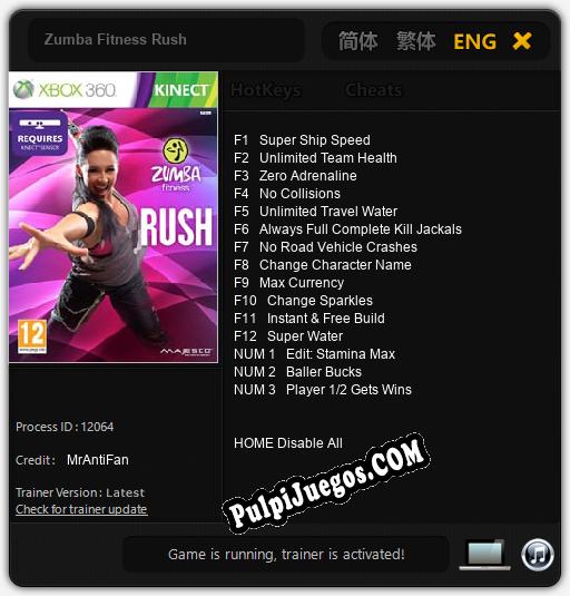 Zumba Fitness Rush: Treinador (V1.0.79)