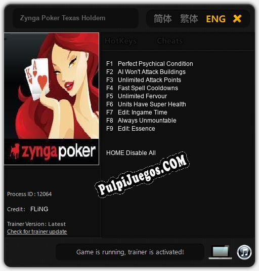 Zynga Poker Texas Holdem: Treinador (V1.0.37)